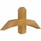 Ekena Millwork Bellingham Rough Sawn Timber Gable Bracket, Western Red Cedar, 36"W x 15"H x 4"D x 4"F, 10/12 Pitch GBW036X15X0404BEL00RWR - alternate 2